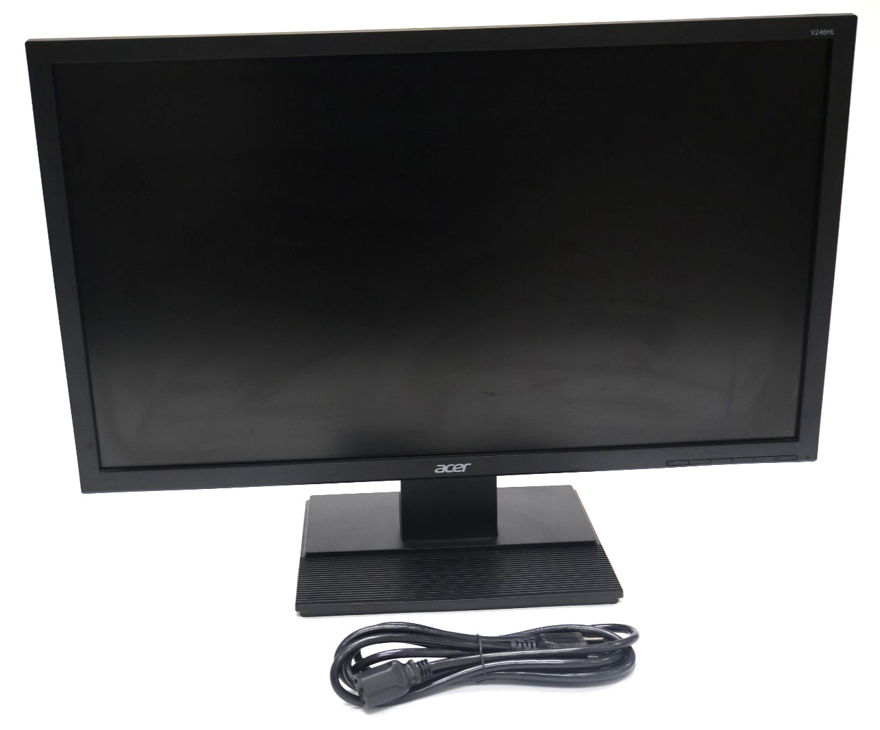 Acer V246HL bd 24" Black Full HD Widescreen LCD Monitor w/Stand and Cable