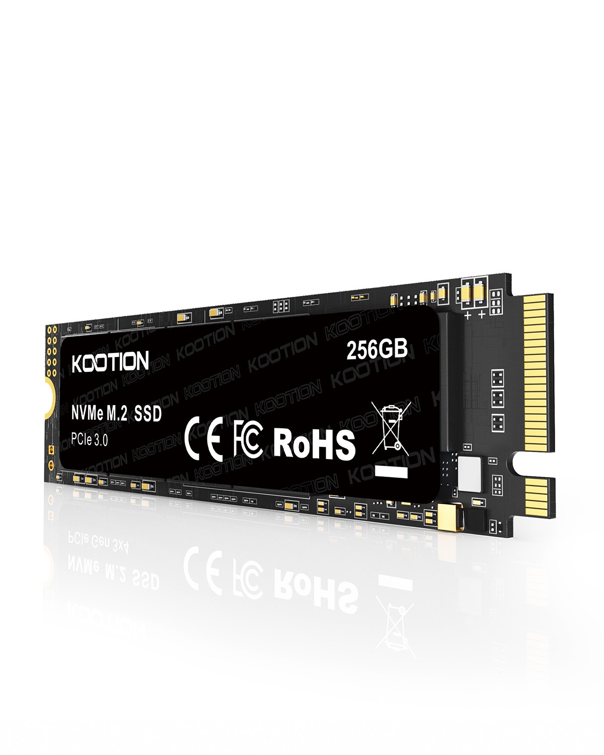 KOOTION 256GB NVMe M.2 PCIe 2280 SSD Internal Solid State Drive Up to 3000MB/s