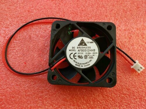 1pcs  Delta AFB0512HHB 5015 12V 0.20A 5CM Double Ball Fan 2pin