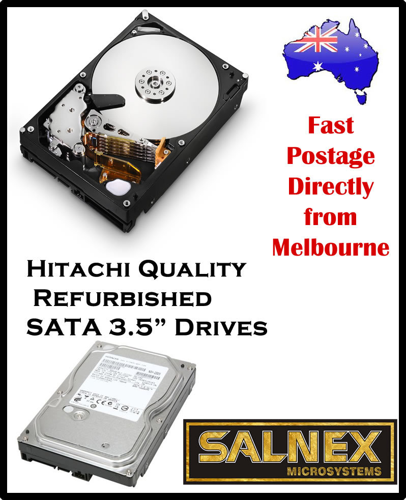 HITACHI 750 GB 3.5" Internal SATA Hard Drive MODEL: HDS721075KLA330 For PC & MAC