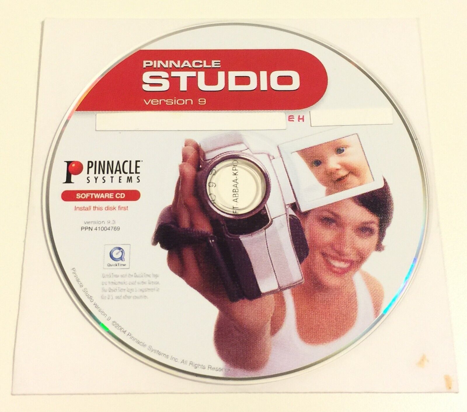 Pinnacle Studio Version 9 - PC CD Rom Software - 2004