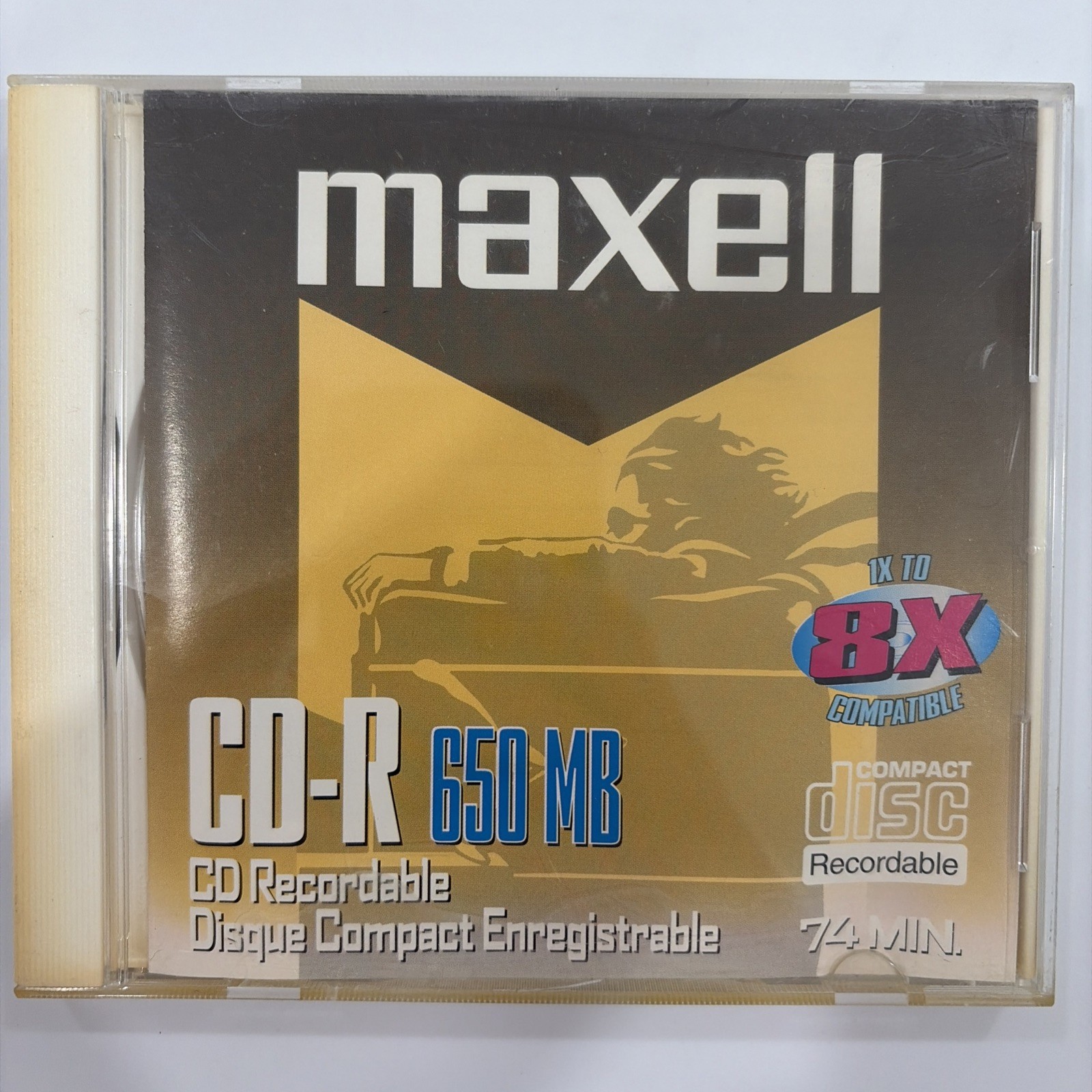 Maxell CD-R74 Blank Compact Discs Recordable 74 Min 650MB Vintage