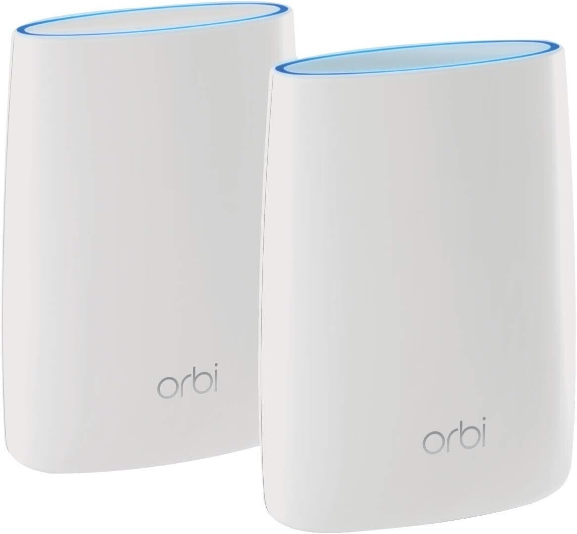 NETGEAR Orbi AC3000 Tri-Band Mesh Wi-Fi System (2-pack) RBK50 With Power Cords
