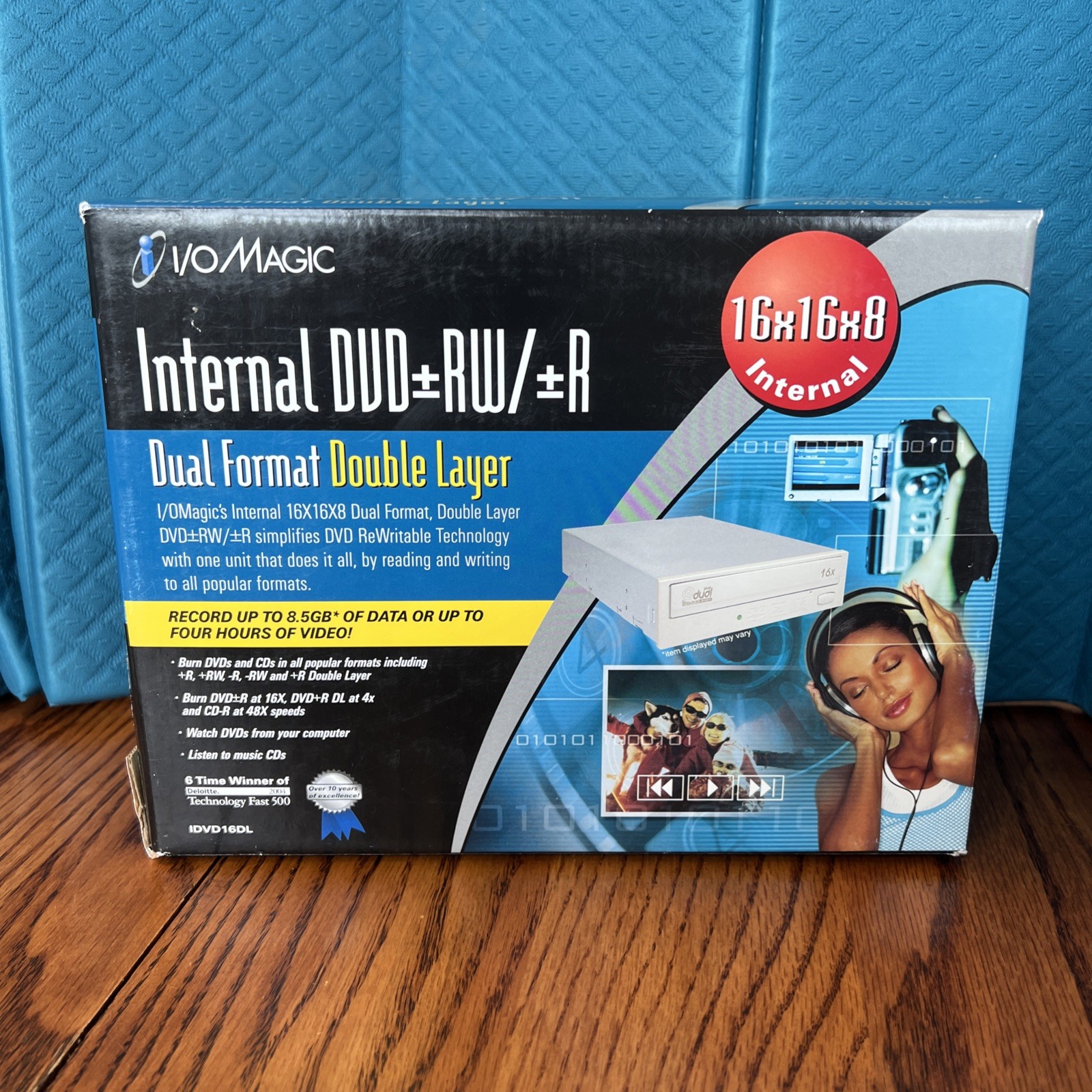 New I/O Magic 16X IDVD168DL DVD+/-RW, DVD-RAM Dual Layer internal PC Drive 