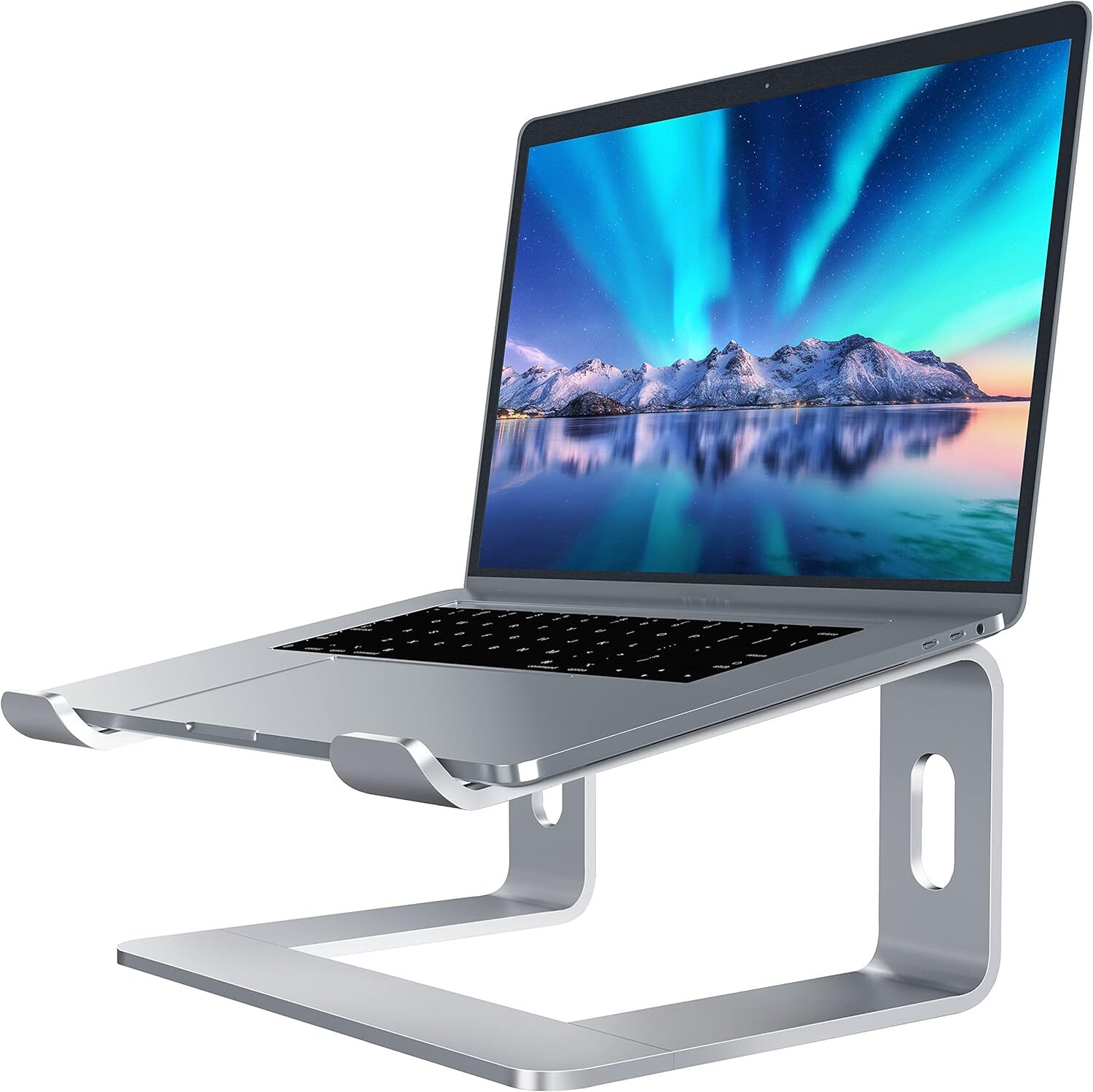 Portable Laptop Stand For 10 To 15.6 Inch Laptops Ergonomic Aluminum Alloy De...