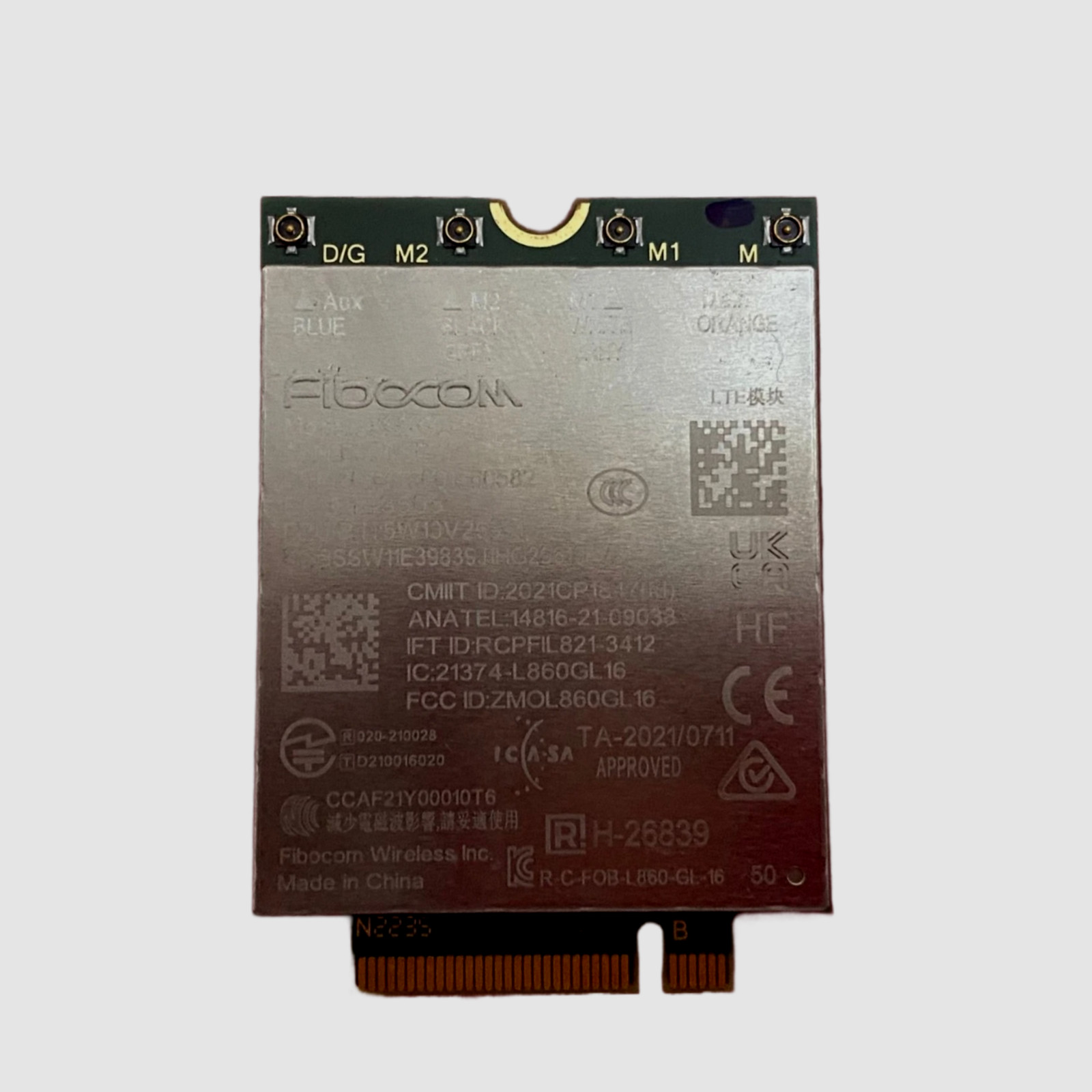L860-GL-16 4G LTE WWAN Module for Lenovo ThinkPad P15v T15p L14 Gen 3 5W10V25861