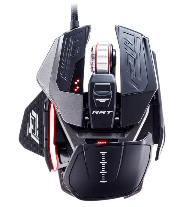 Mad Catz R.A.T. PRO X3 Wired Gaming Mouse Black High-End MR05DCINBL001-0J NEW