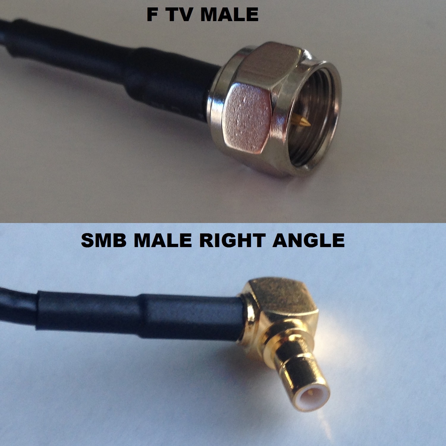 RG316 F MALE to SMB MALE ANGLE Coaxial RF Cable USA-US