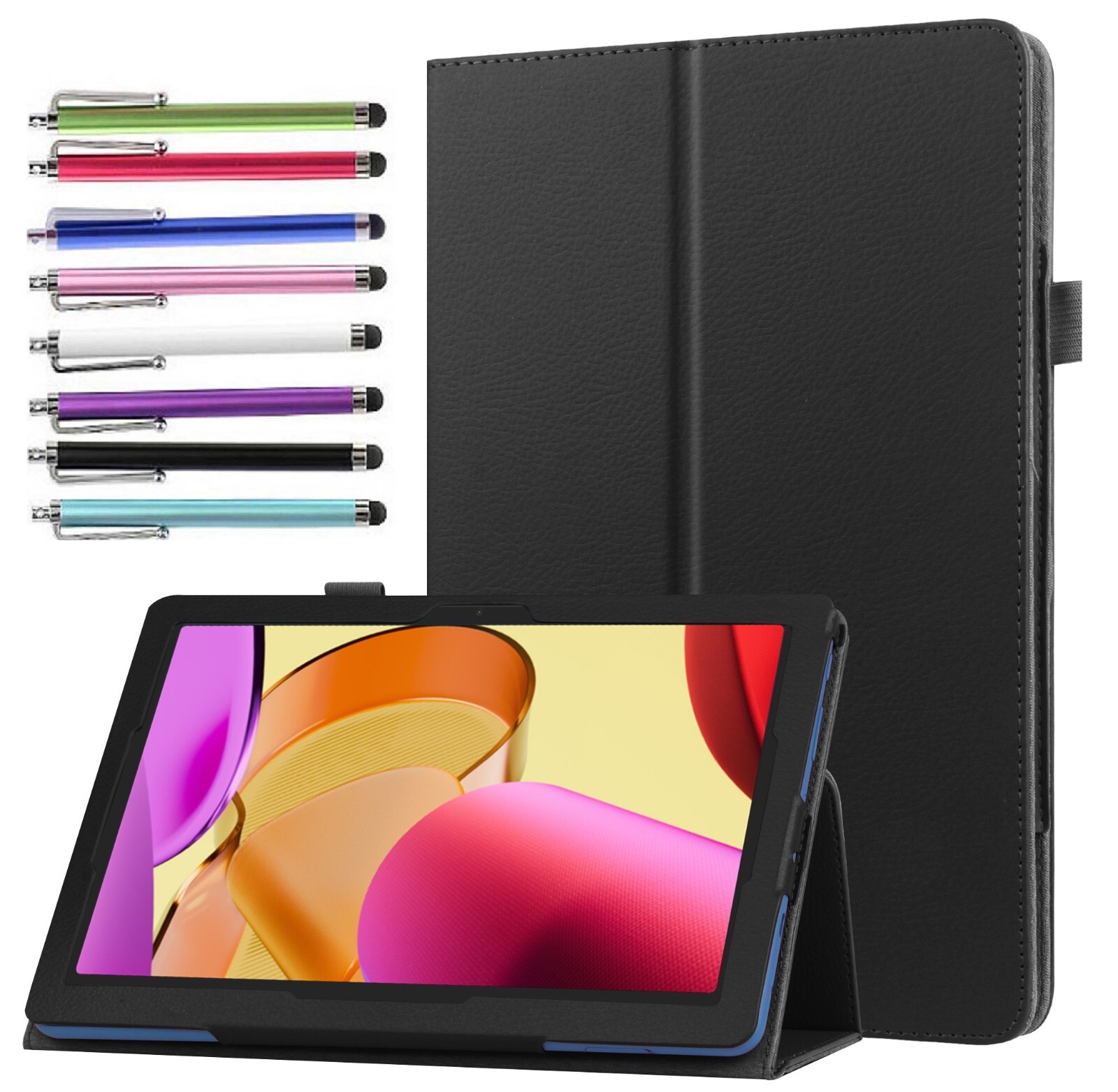 Case For Vortex BTA10 Tablet 10.1 inch PU Leather Folio Stand Protective Cover