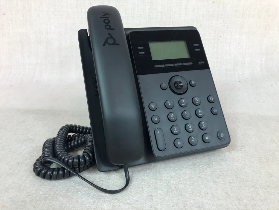 Poly - Edge B30 IP Desk Phone, PoE (Polycom) - Open SIP - Connect to 16 Lines -