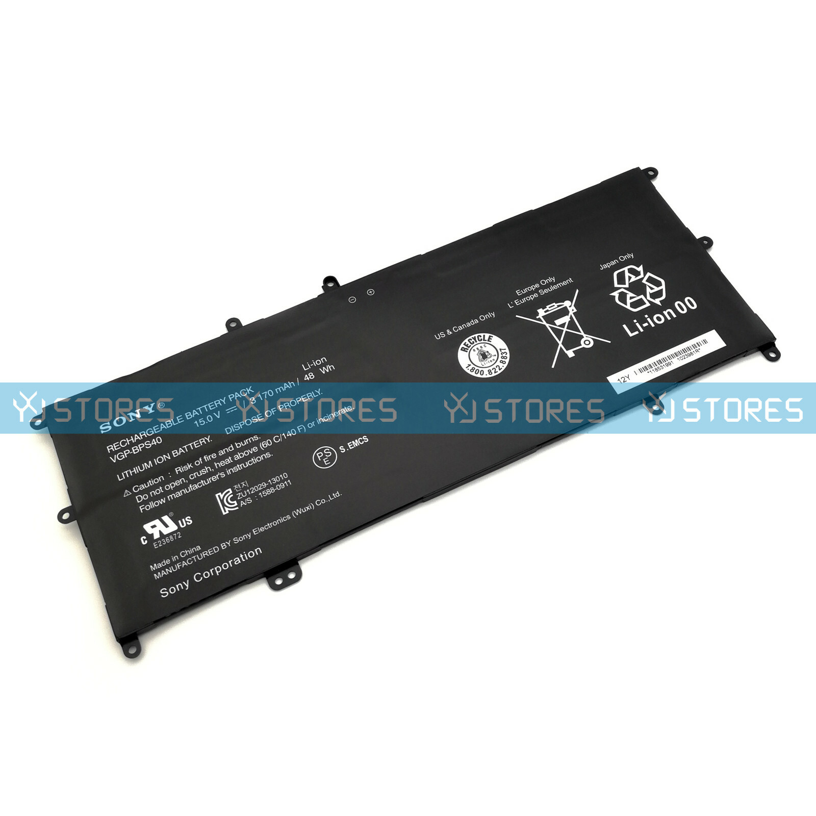 New Genuine VGP-BPS40 48Wh Battery for Sony VAIO Flip SVF14N SVF15N SVF15NB1GW
