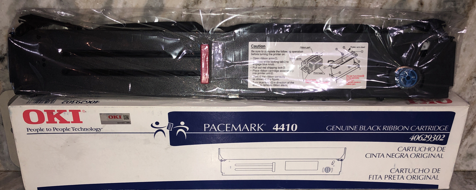 OKIDATA 40629302 PRINT RIBBON BLACK 15 MILLION CHARACTERS PACEMARK 4410 SERIES