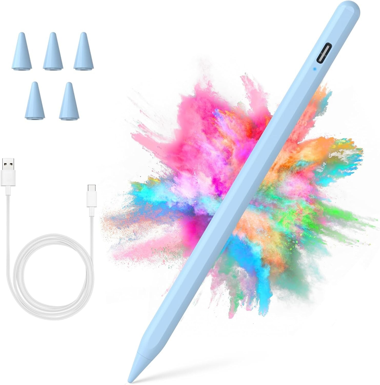 ​​​Stylus Pen for iPad 2018-2023 with Palm Rejection Active Pencil for ipad