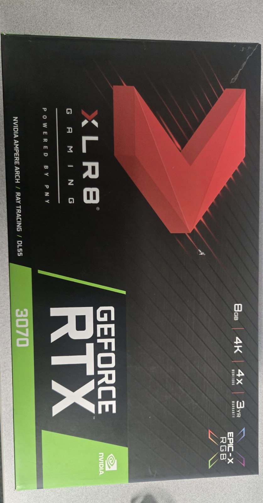 PNY GeForce RTX 3070 XLR8 Gaming EPIC-X RGB Triple Fan Edition 8GB GDDR6...