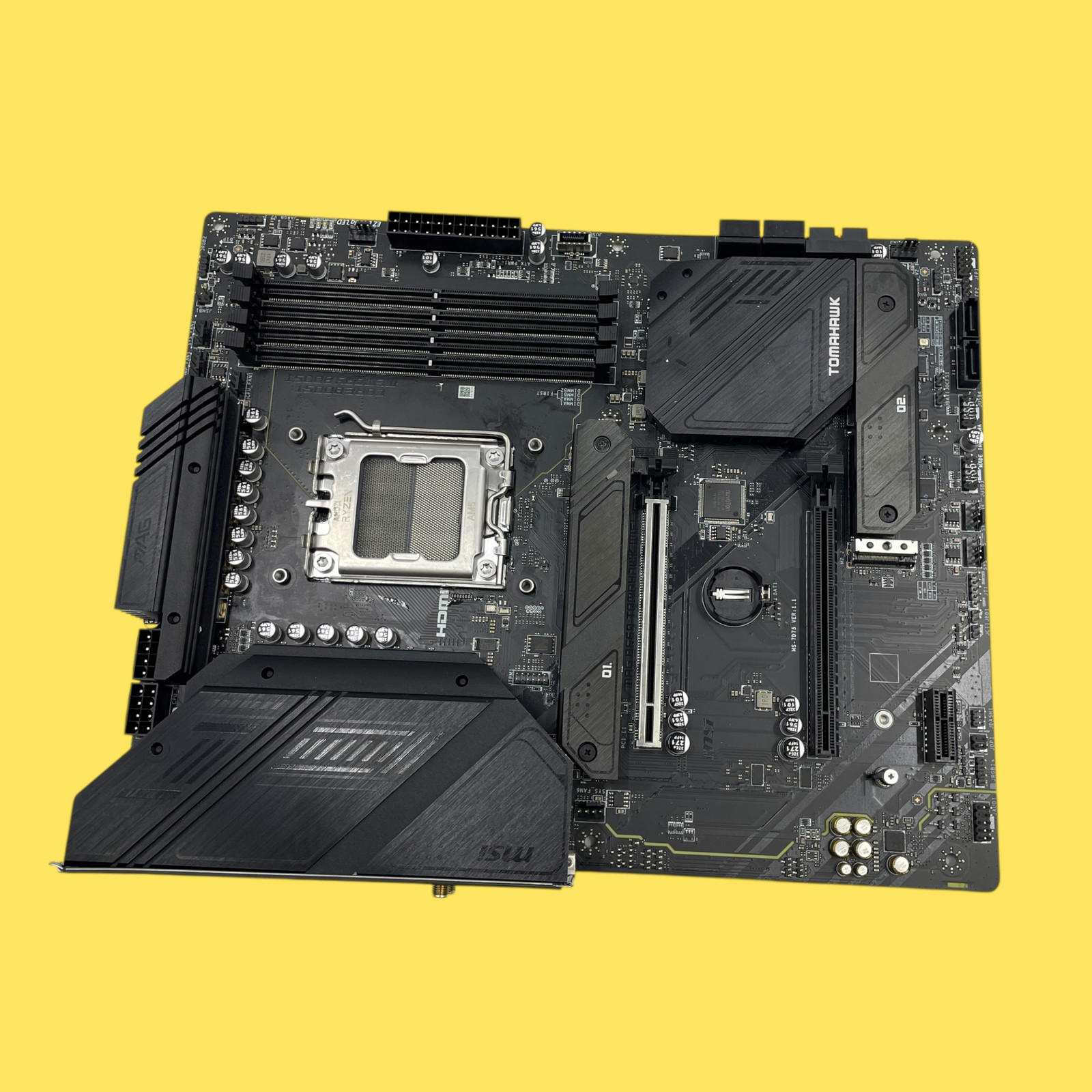 AS/IS MSI MAG B650 Tomahawk WiFi Gaming Motherboard AMD AM5 Socket #FP0654 (AR)