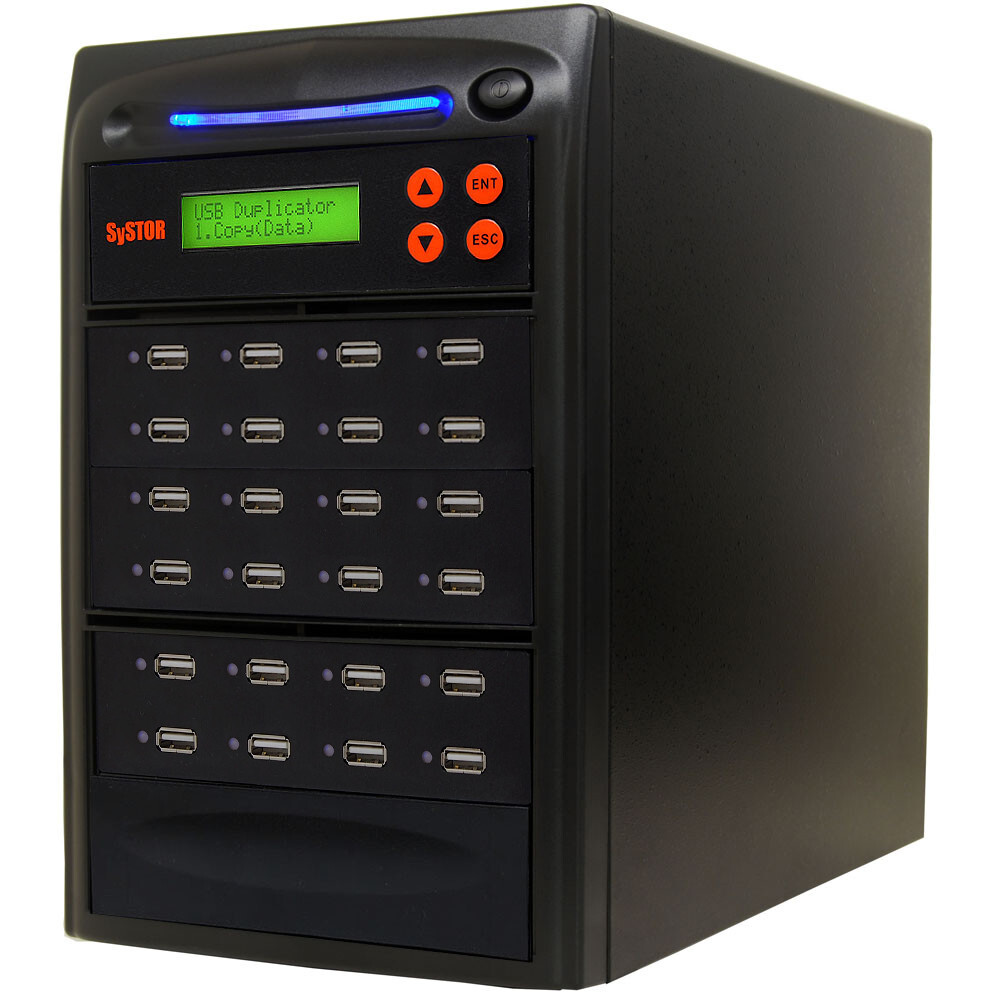 Systor 1:23 USB Duplicator & Sanitizer 2GB/Min Flash Copier/Eraser 2YR WARRANTY