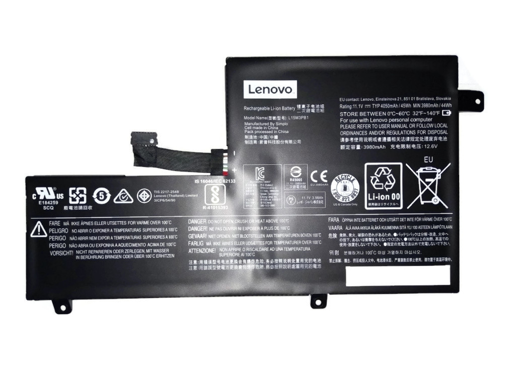 New Genuine Lenovo ThinkPad 11.1V 45Wh 3cell Battery 5B10W67340 SB10W67366