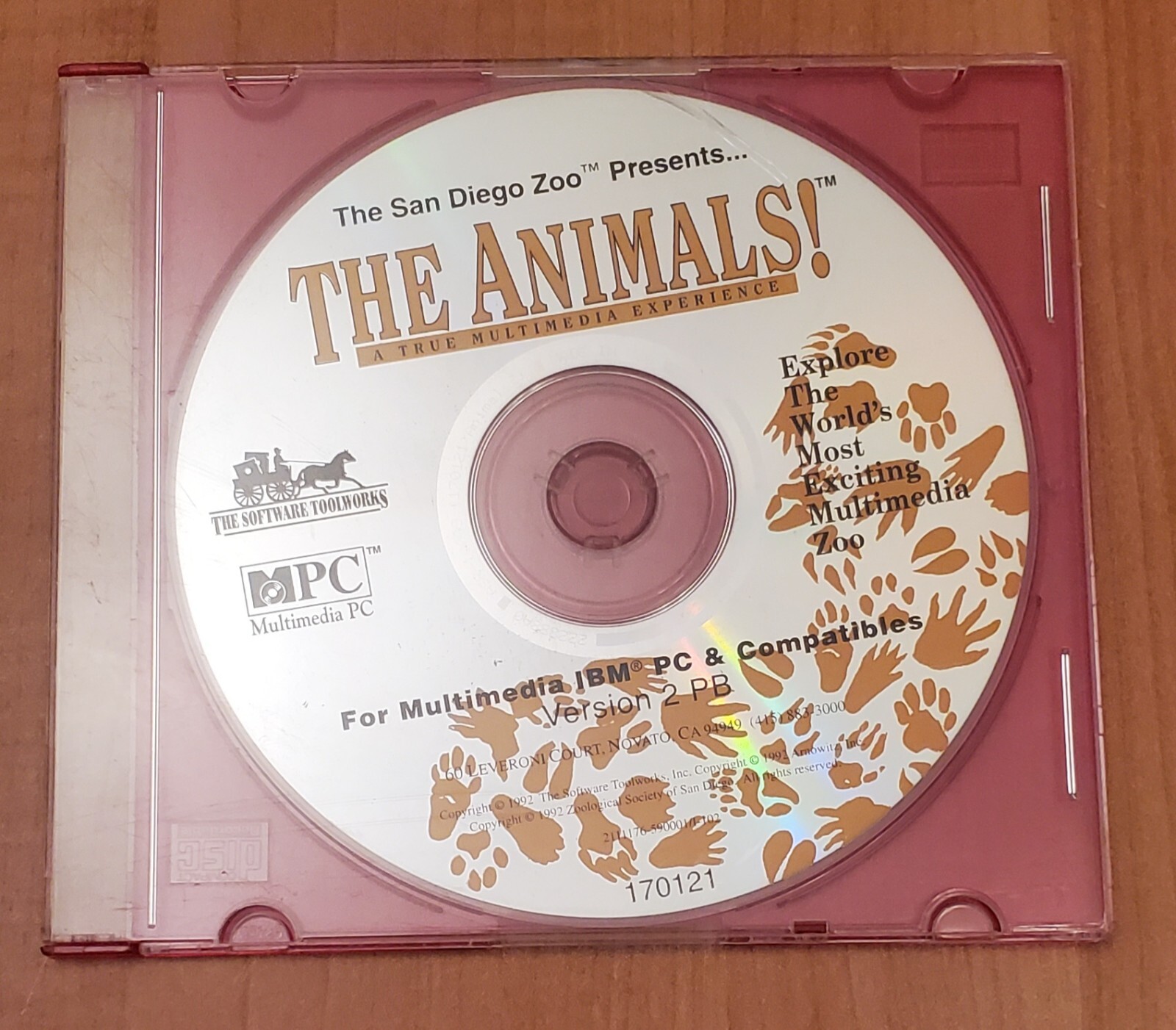 The Animals San Diego Zoo, Multimedia Compact Disk (CD), Version 2 [1 disk]