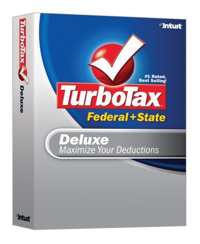 NEW Intuit TurboTax Deluxe 2007 Federal+State (Win/Mac) Retail Version FREE S&H