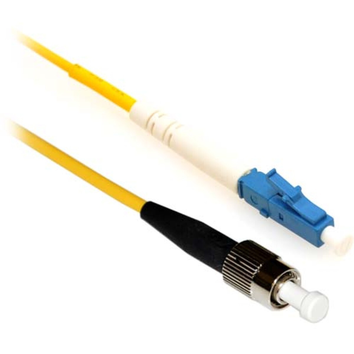Corning 2m LC-FC Simplex 9/125 OS2 Singlemode Fiber Patch Cable OFNR Yellow 6FT