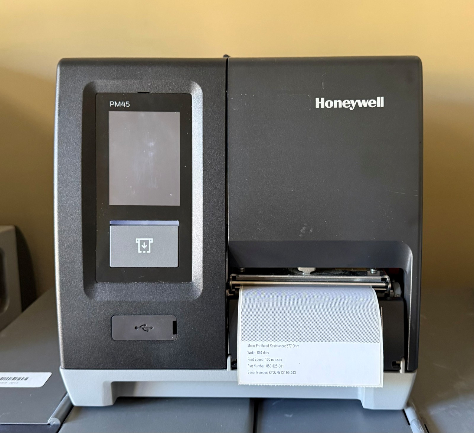 Honeywell PM45 Thermal Label Printer USED (PN PM45A10000000201)