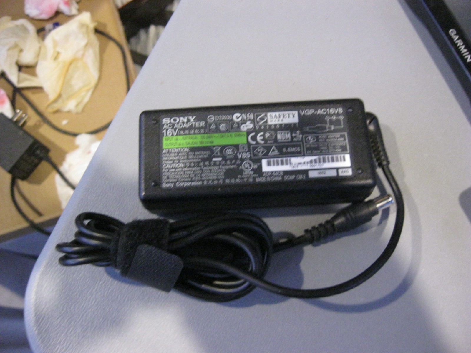 Genuine Sony VGP-AC16V8 AC Power Adapter 16V 4A 65W for VAIO Laptop