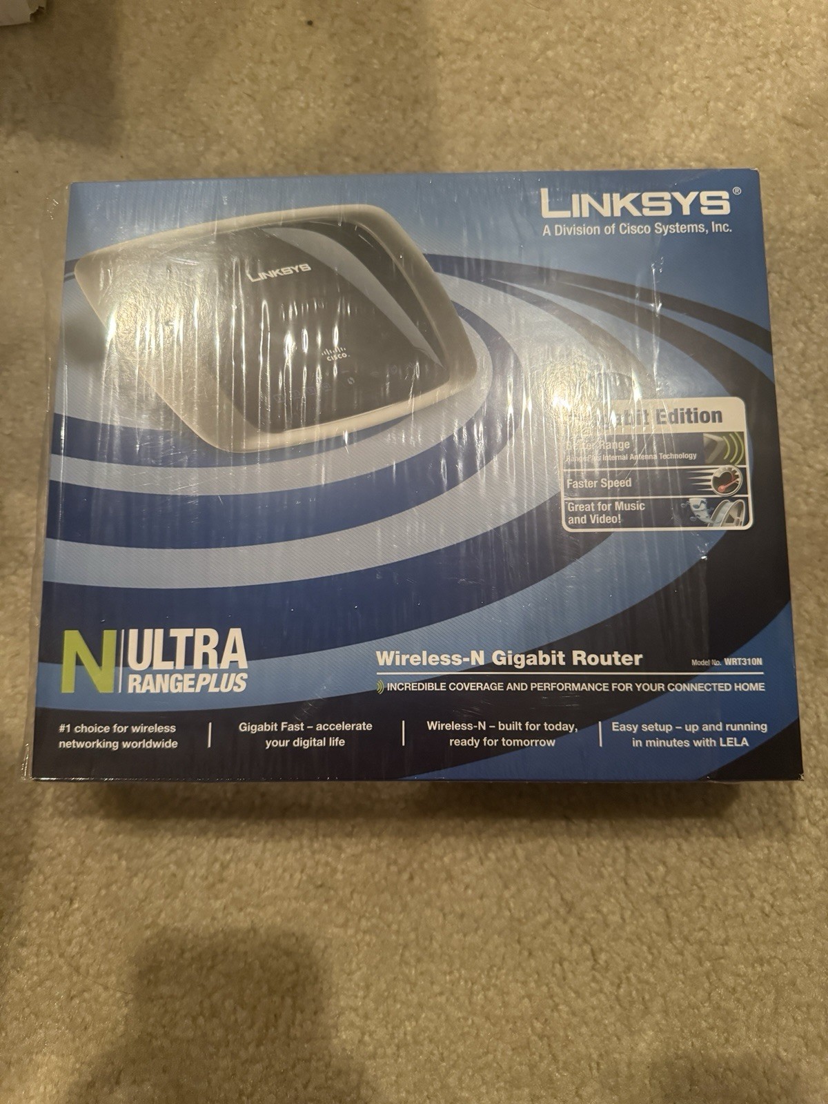 LINKSYS WRT310N N ULTRA RANGE PLUS ROUTER