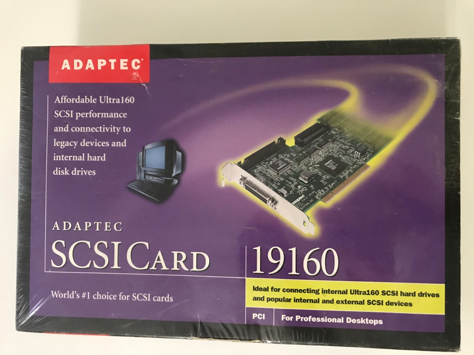 Adaptec SCSI Card 19160 Ultra160 PCI Controller Kit 1822100  NEW SEALEAD BOX
