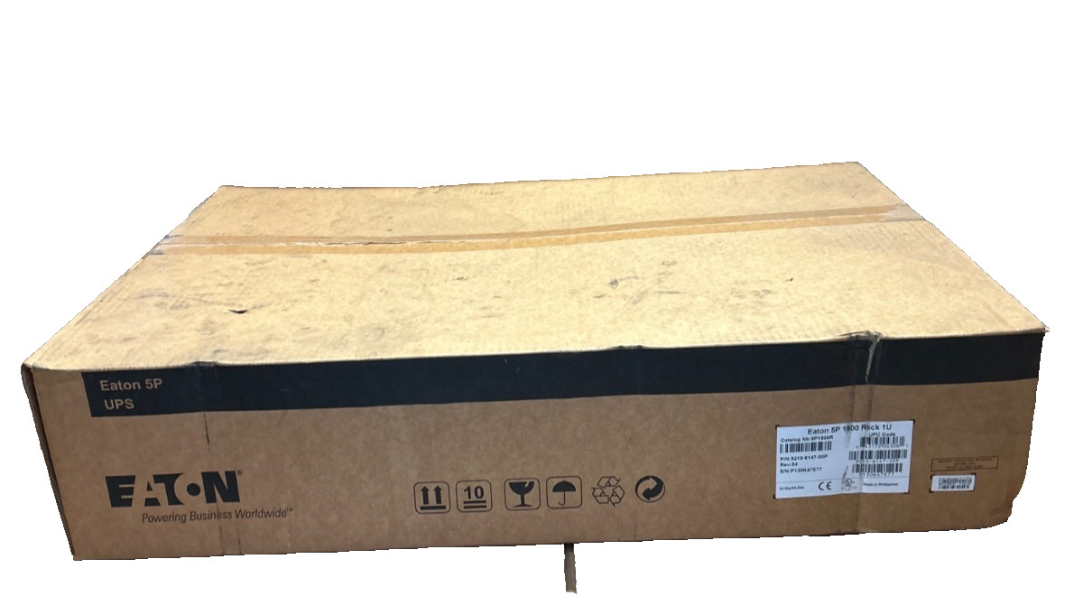 EATON 5P1500R | 1U Rack UPS | 1100 Watt 1500VA | Rackmount | 1U UPS | NEW NEW