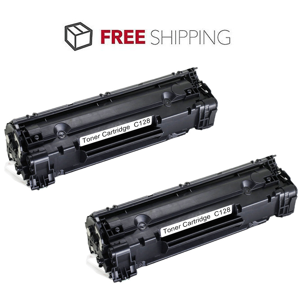 2PK Compatible Toner for Canon 128 Toner Cartridge imageCLASS D550 D530 MF4450