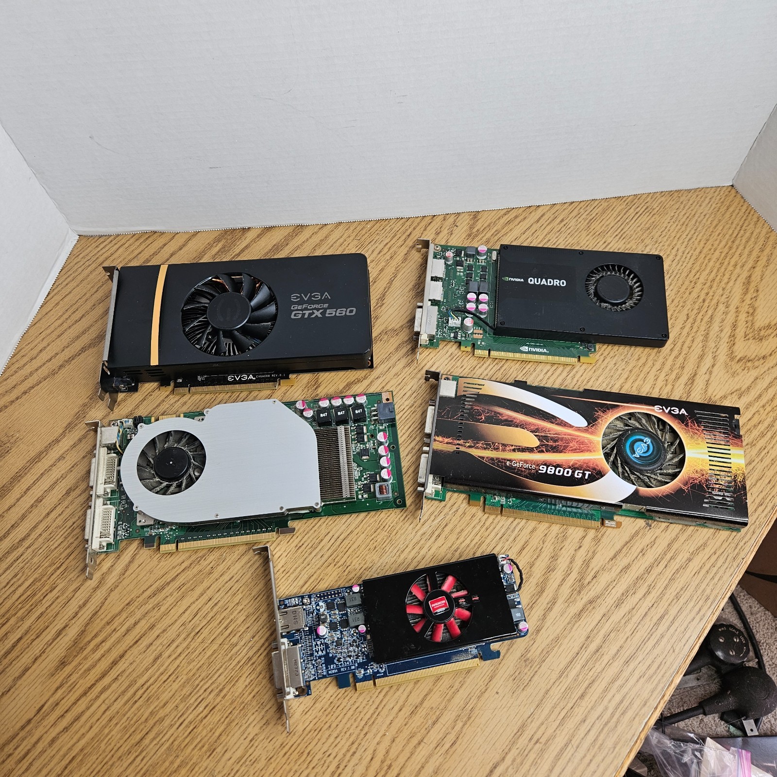 Misc GPU Lot Graphics Cards 5 Total