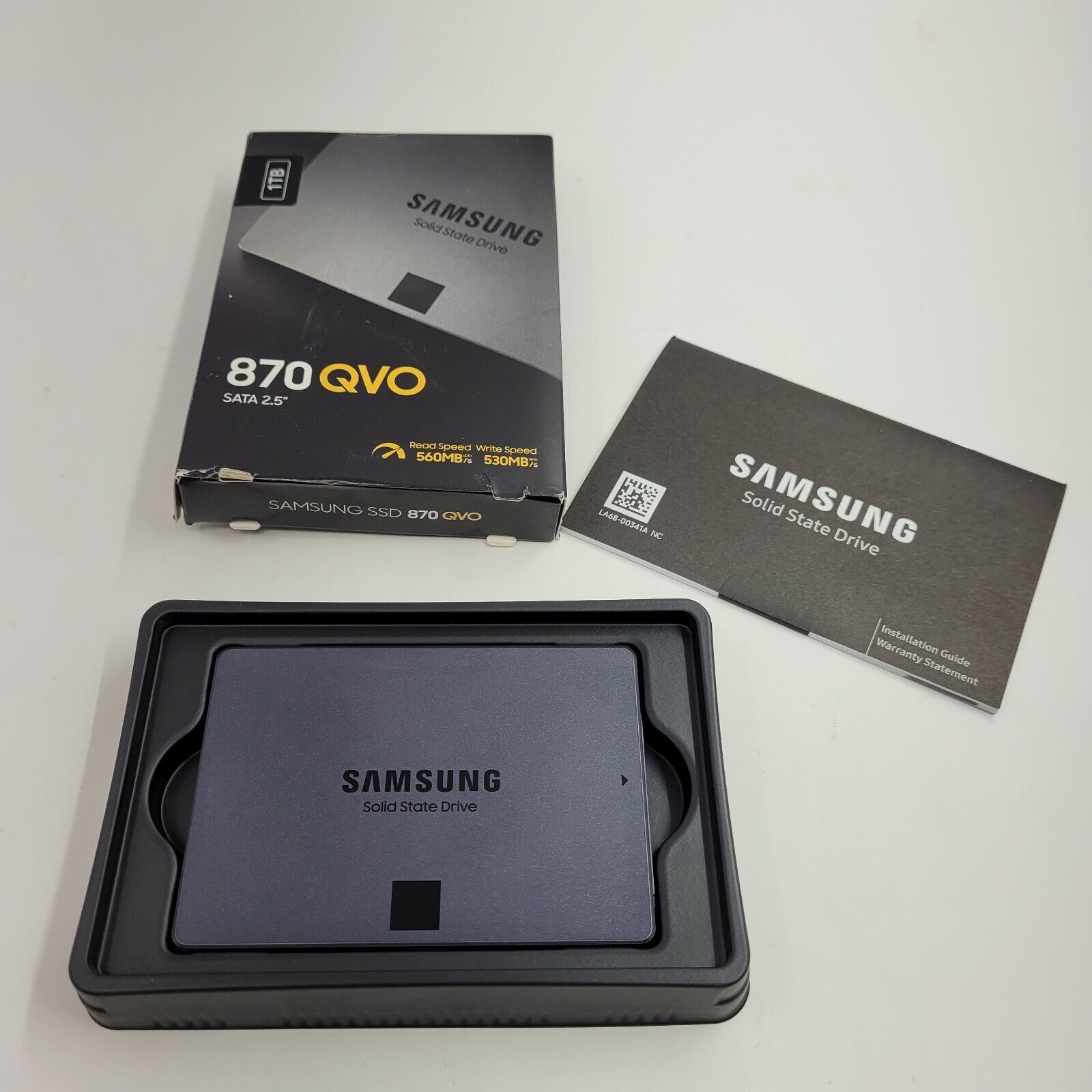 Samsung 870 QVO 1TB 2.5'' SATA SSD MZ-77Q1T0B/AM New - Box Opened