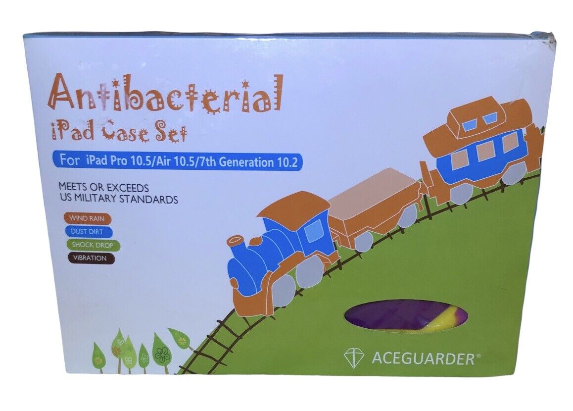 Aceguarder Antibacterial IPad Case Set IPad Pro 10.5/Air 10.5/7th Gen 10.2 Kids