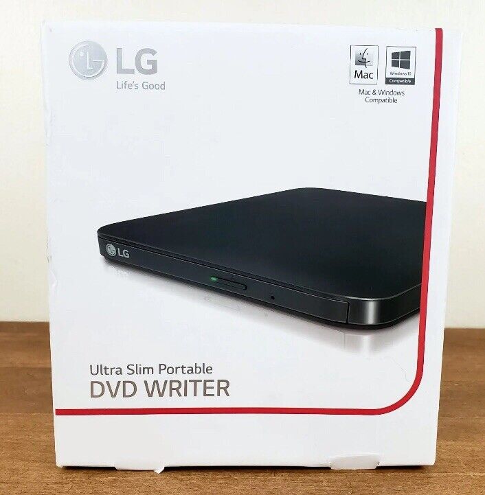 LG Ultra Slim Portable DVD Writer, New Open Box
