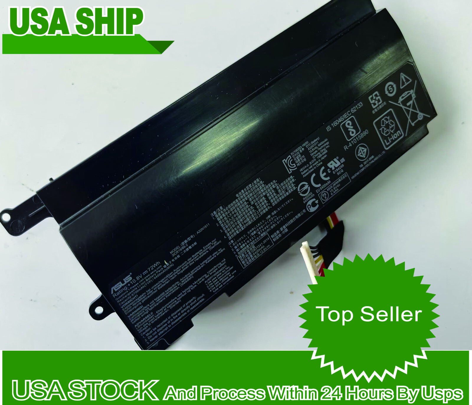 USA New Genuine A32N1511 battery For Asus ROG G752VL G752VT G752VM series akku