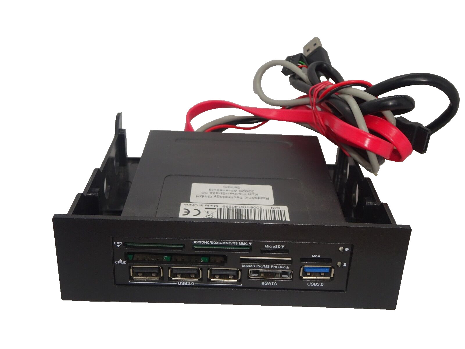 ICY BOX IB-864-B USB 3.0 / 2.0 eSATA CF/MD/EXD/ SD/MICRO SD FRONT PANEL #GK9600