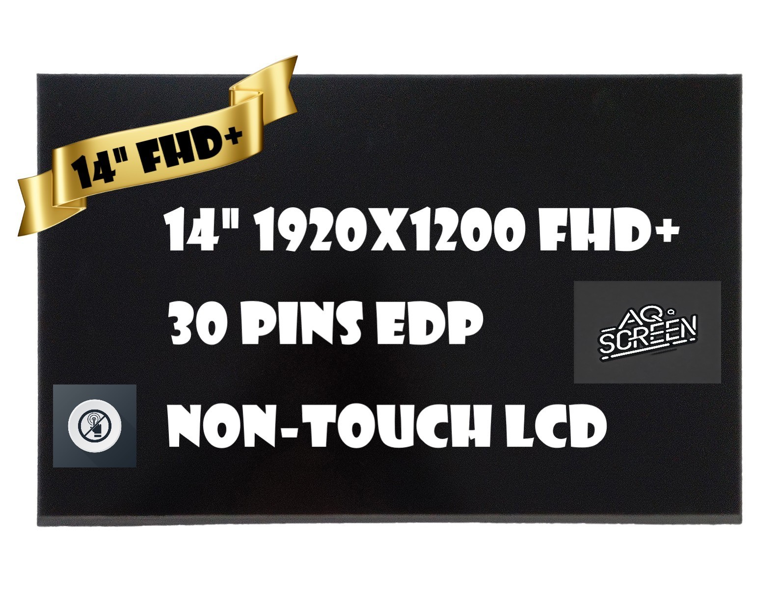 14" WUXGA LCD Display Screen Panel NV140WUM-N4F BOE0CB7 for Dell Pro 14 PC14250