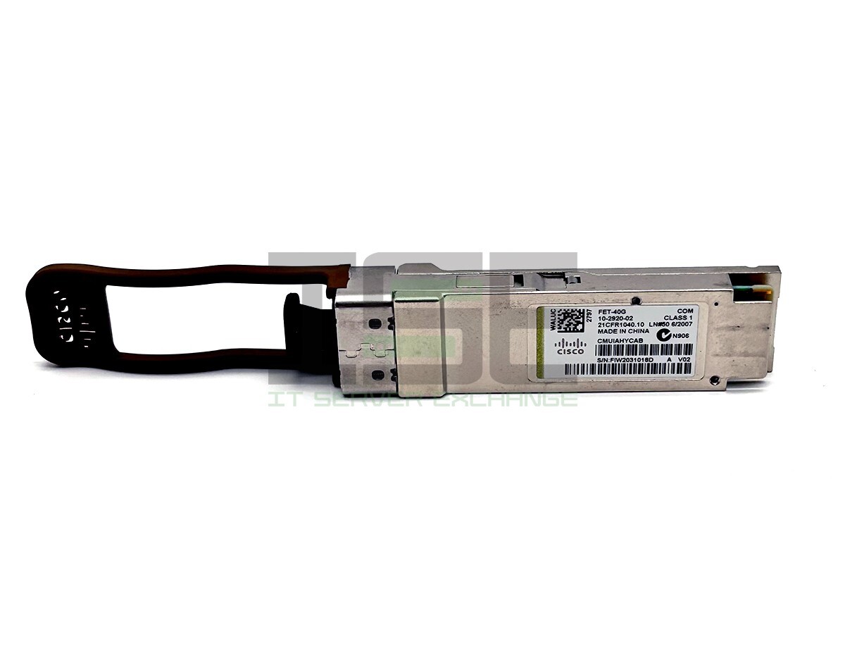 New GENUINE CISCO FET-40G - 40G Line Extender 10-2920-02