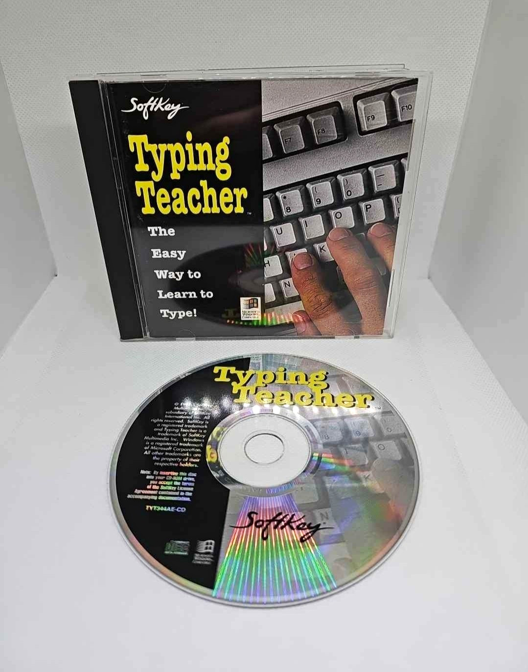 Typing Teacher (Softkey, PC Game CD, 1993)