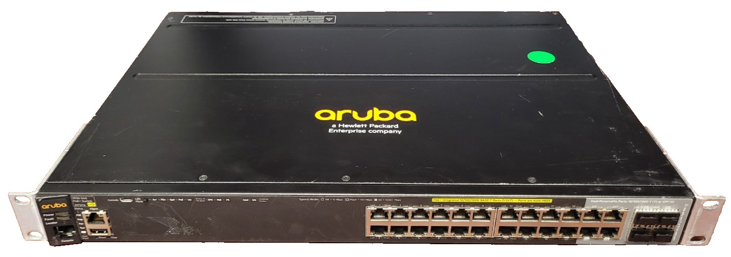 J9729A HPE Aruba 2920-24G-PoE+ Switch Tested/Working #73