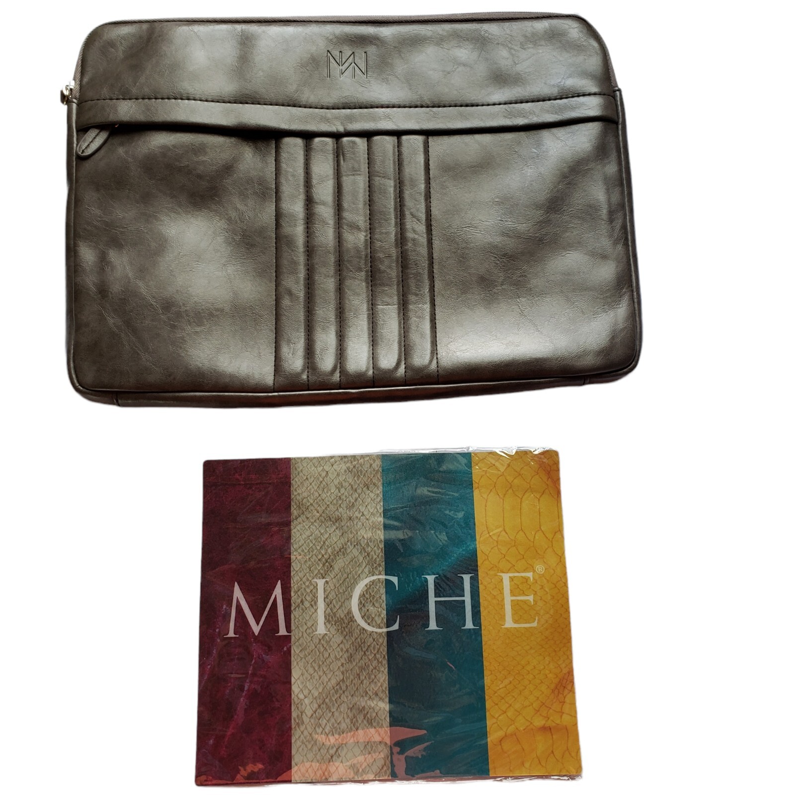 Miche Laptop Sleeve Grey Gray New in Package Mousepad New 13" 15"