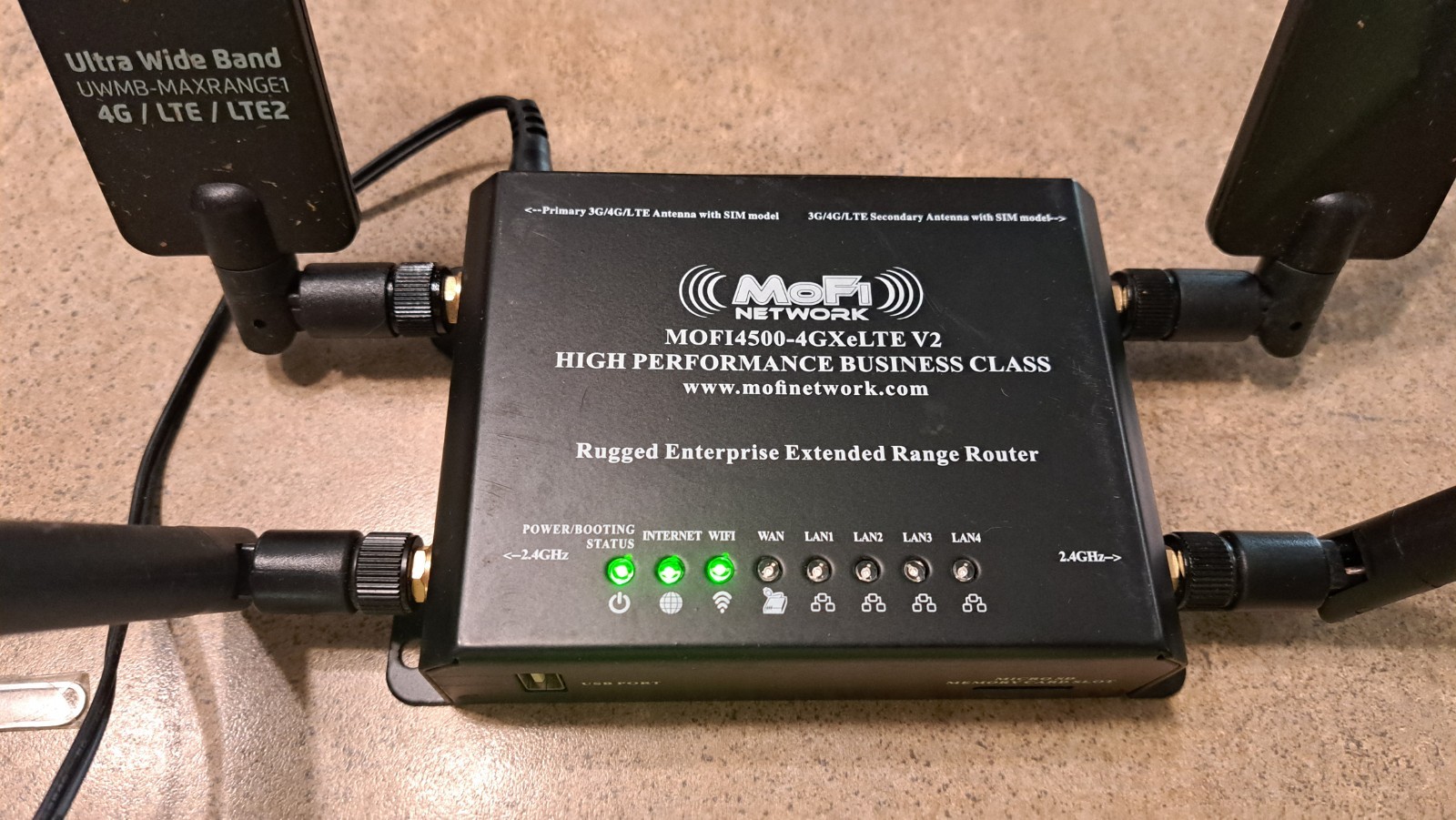 MoFi Network MOFI45004GXeLTEV2 High Performance Router MOFI45004GXeLTESI G2U