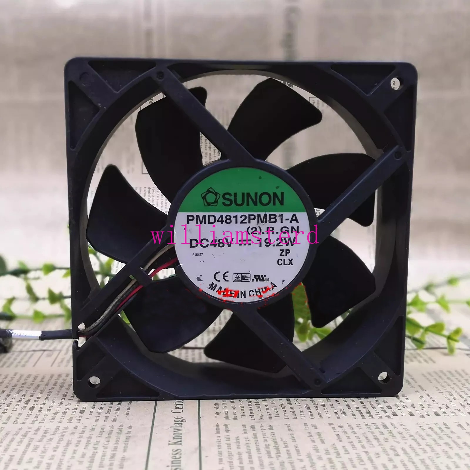 For SUNON PMD4812PMB1-A(2).R.GN 12038 DC48V 19.2W 3pin Inverter Fan