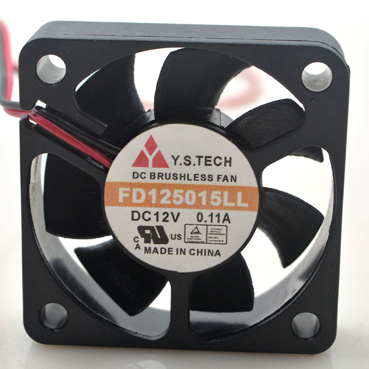 1x For DC12V 0.11A 50x50x15mm Server Cooling Fan 2Pin FD125015LL 5015
