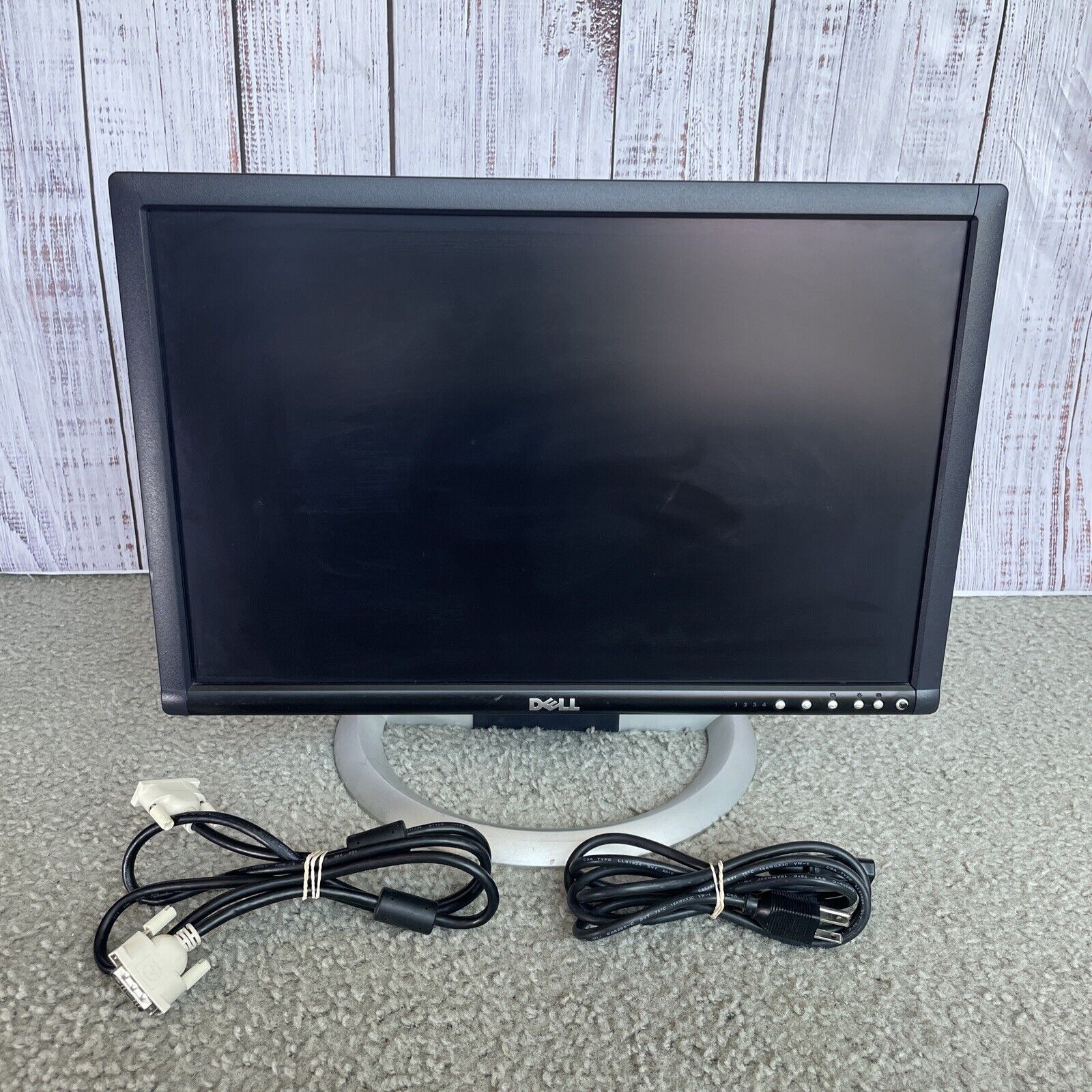 Dell 2005FPW 20 Inch VGA/DVI Monitor With Power and VGA Cable