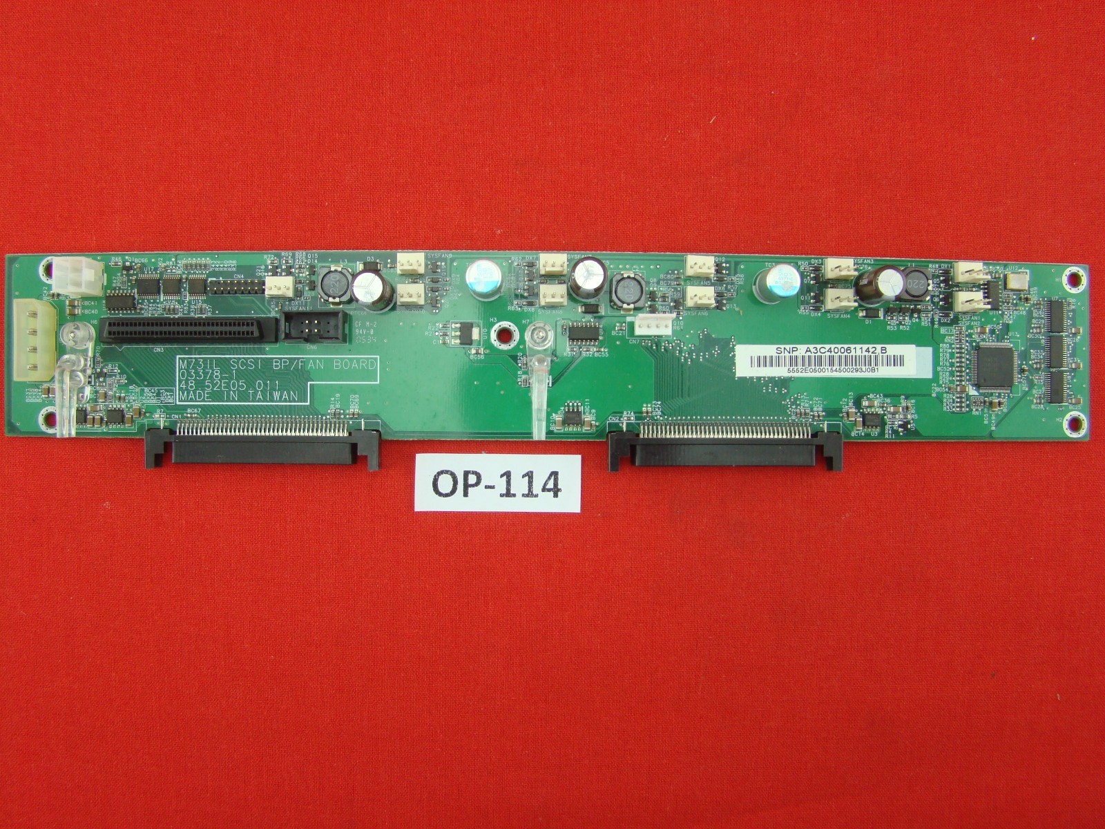 Fujitsu-Siemens A3C40061142 SCSI HDD Fan Board FSC Primergy RX200 S2 #OP-114