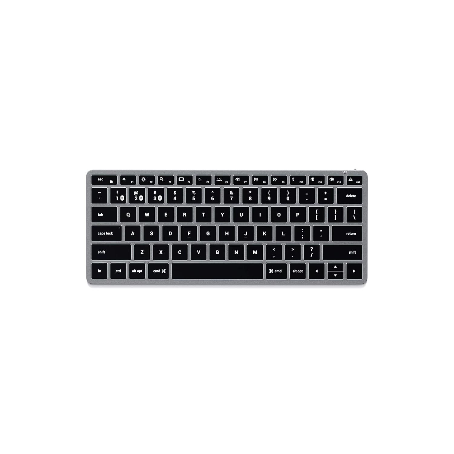 Satechi Slim X1 Bluetooth Backlit Keyboard � Illuminated Keys & Multi-Device S