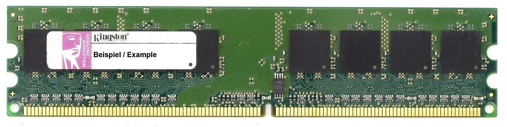 256MB Kingston DDR2-533 RAM PC2-4200U CL4 KVR533D2N4/256 240-Pin Memory Memory