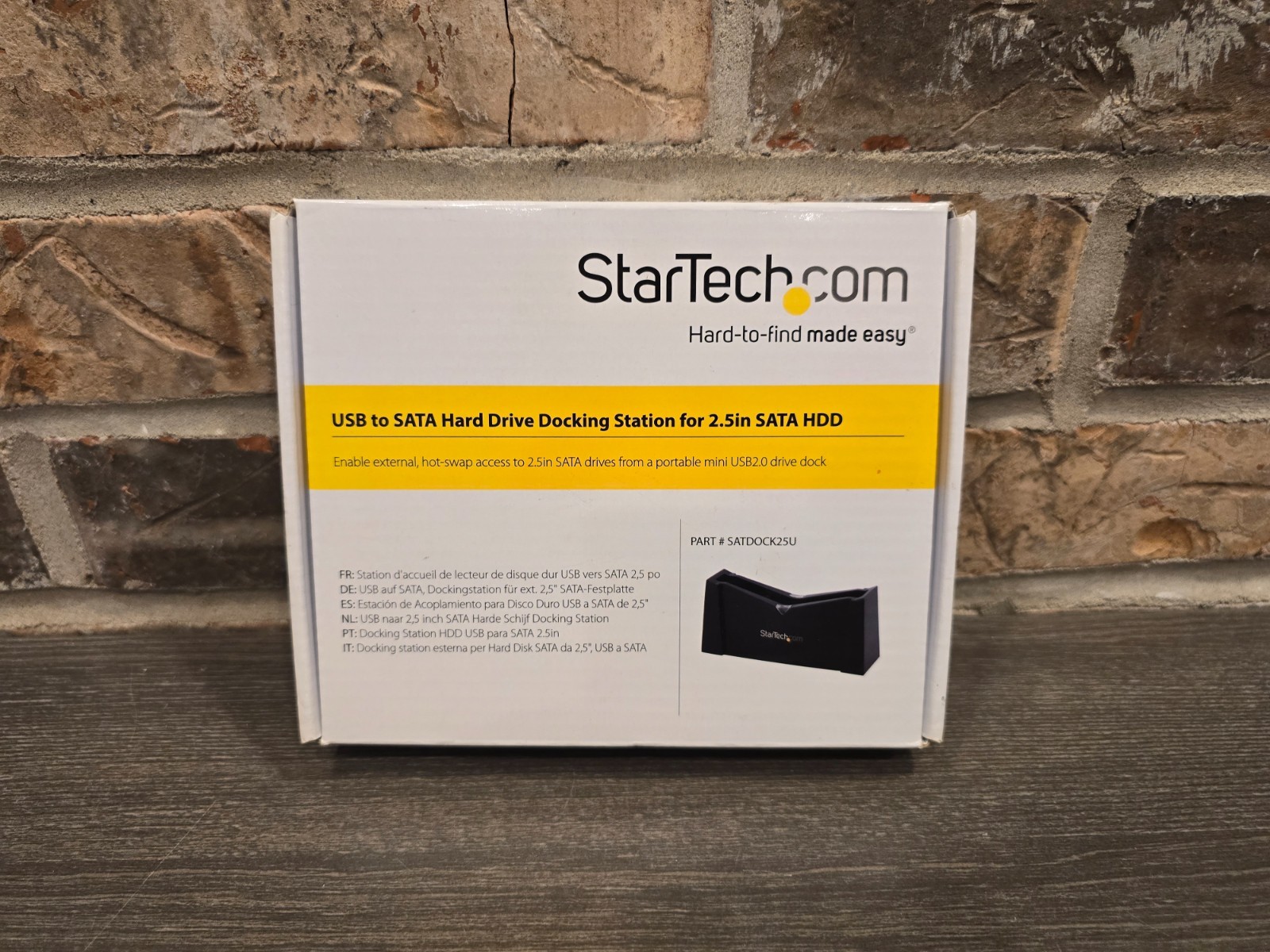 StarTech USB to SATA External Hard Drive Docking Station 2.5in SATA HDD - EUC
