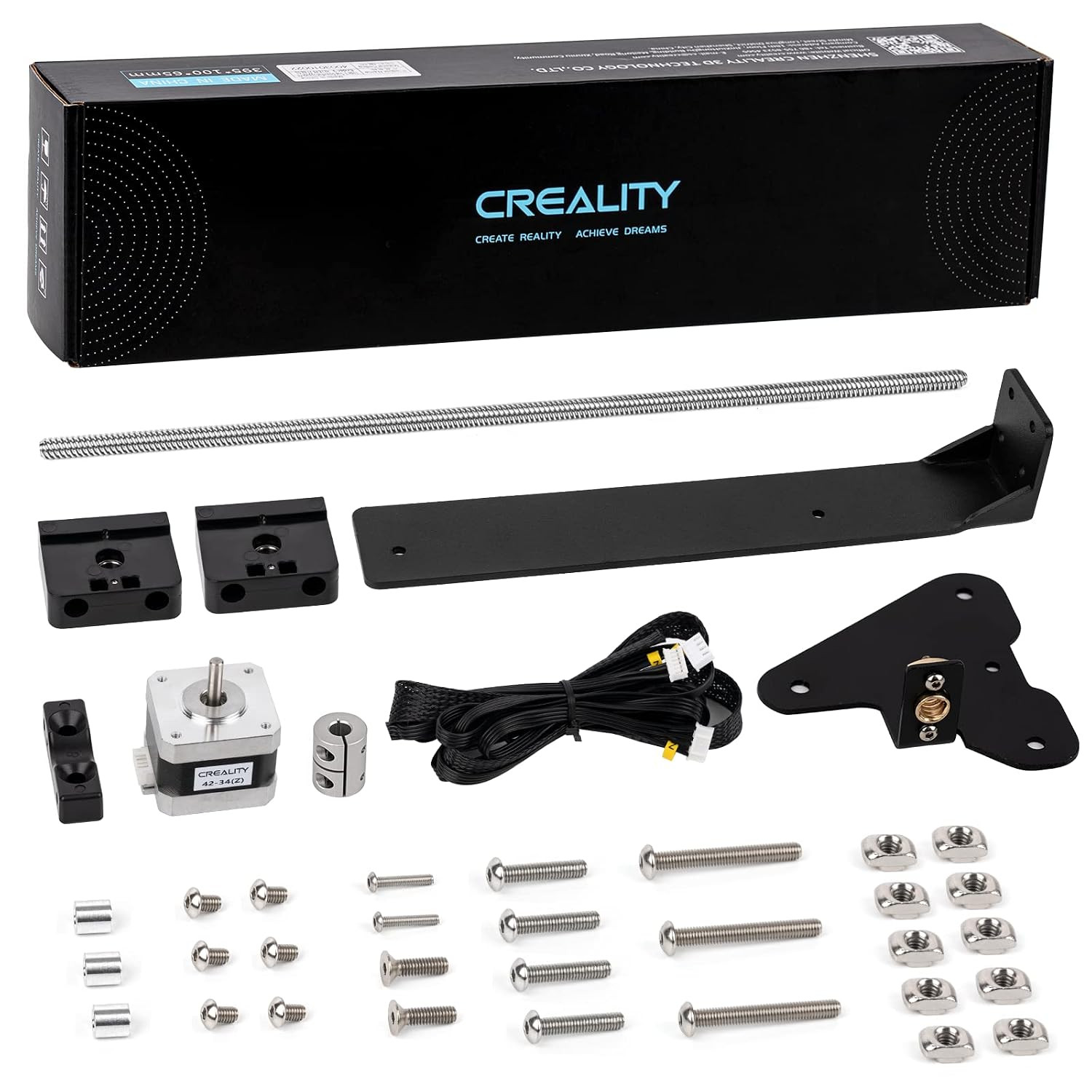 3D Printer Ender 3 Dual Z-Axis Upgrade Kit with Lead Screw, Metal Power Supply H